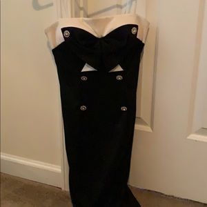 Black cocktail dress